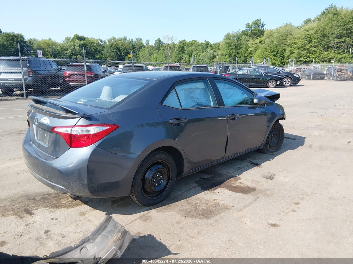 2014 TOYOTA COROLLA LE — снимка 4