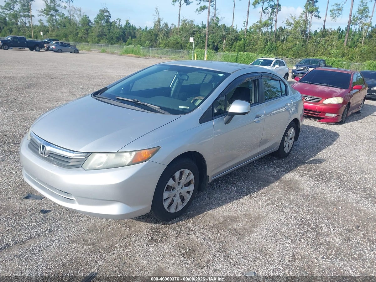2012 HONDA CIVIC LX — снимка 2