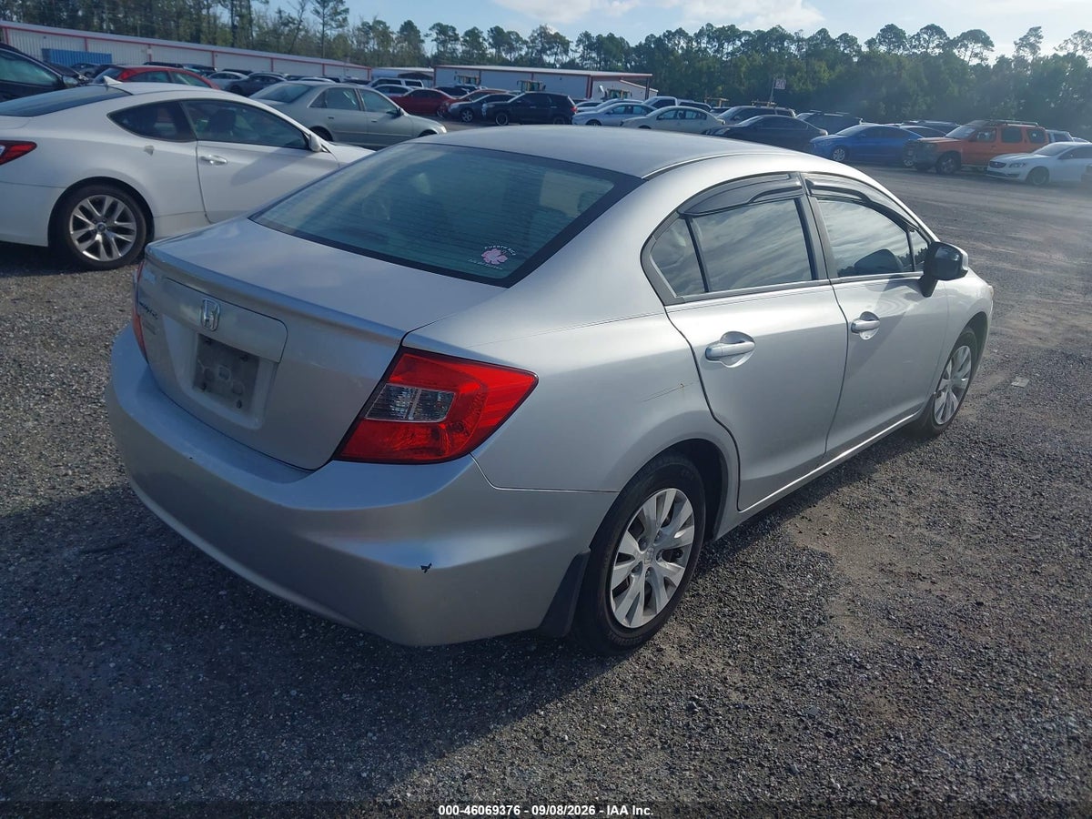 2012 HONDA CIVIC LX — снимка 4