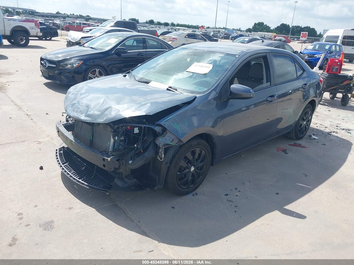 2015 TOYOTA COROLLA LE — снимка 2