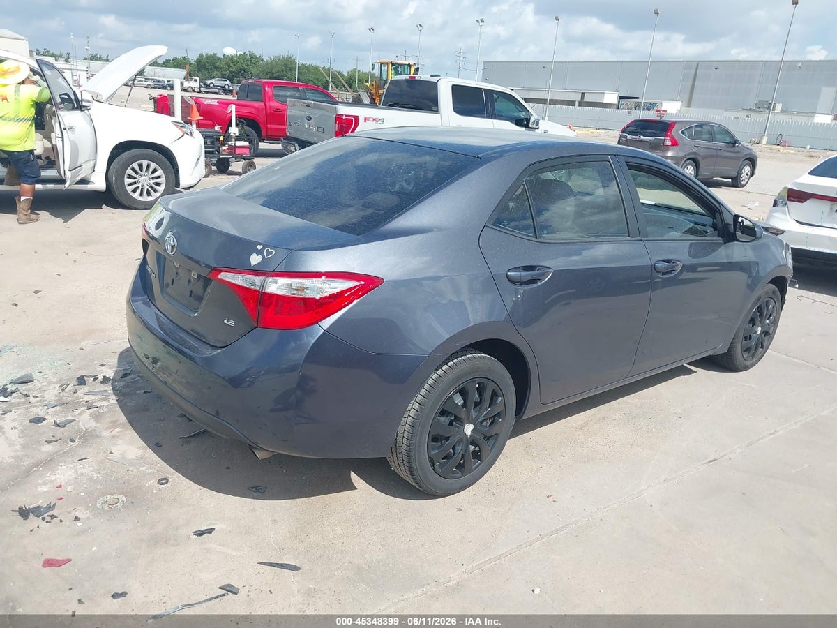 2015 TOYOTA COROLLA LE — снимка 4