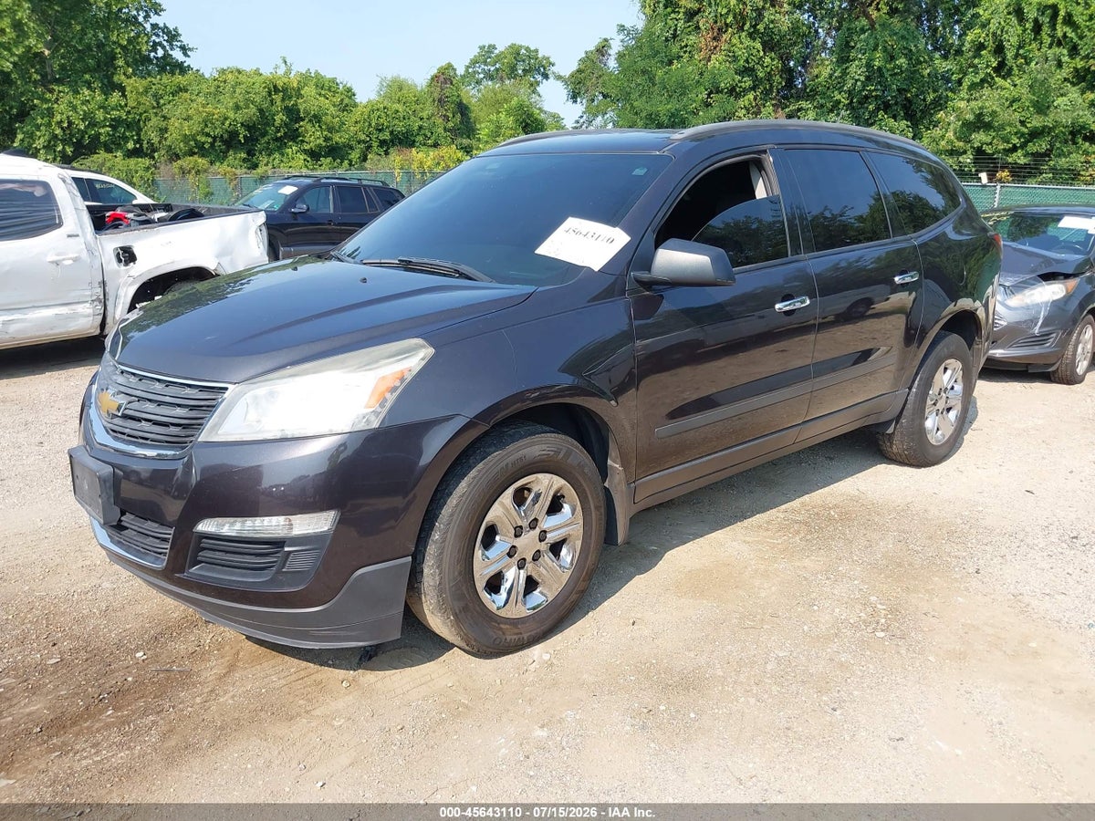 2014 CHEVROLET TRAVERSE LS — снимка 2