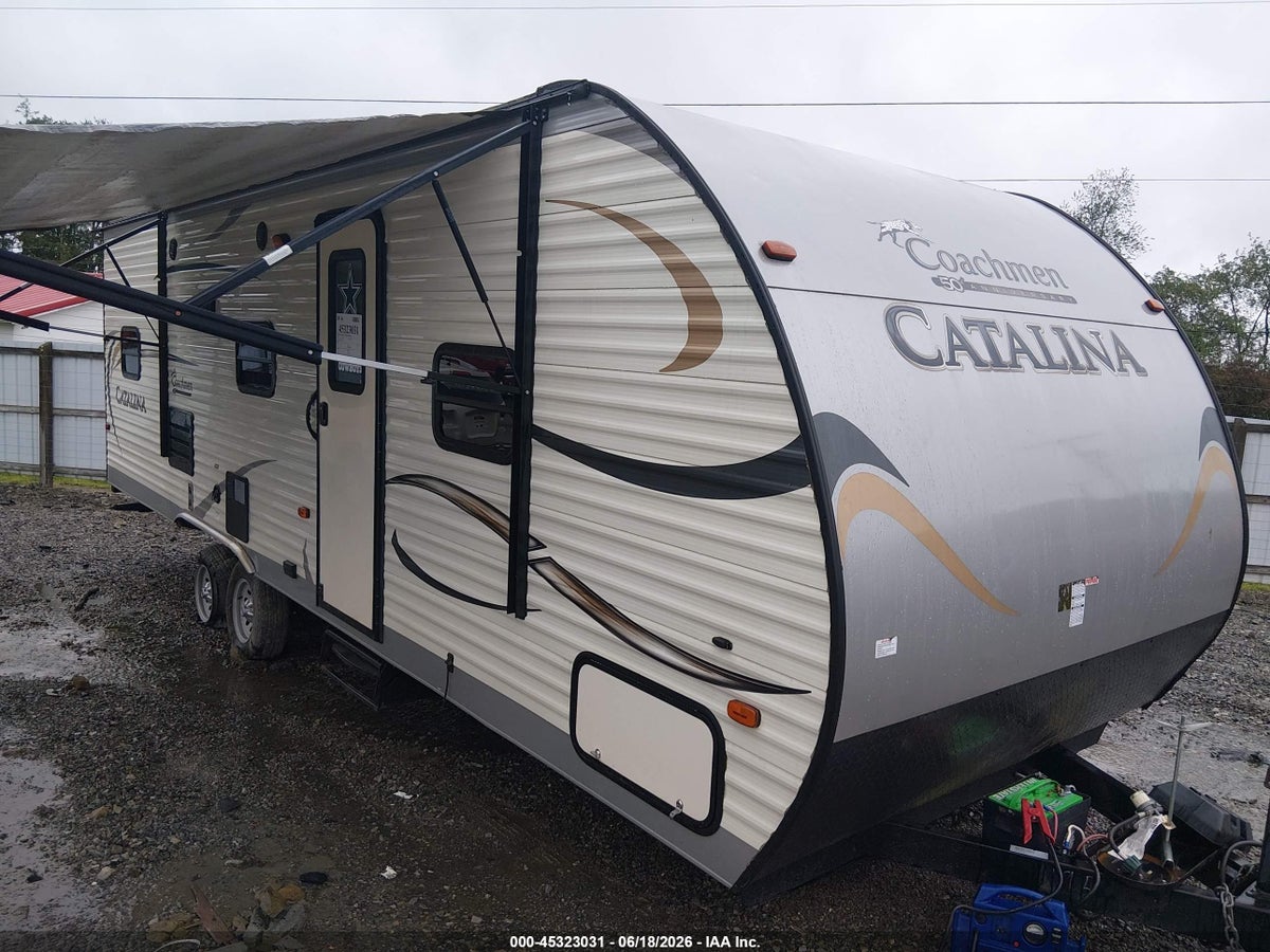 2015 FOREST RIVER COACHMEN CATALINA 273TBS TRAVEL TRAILER