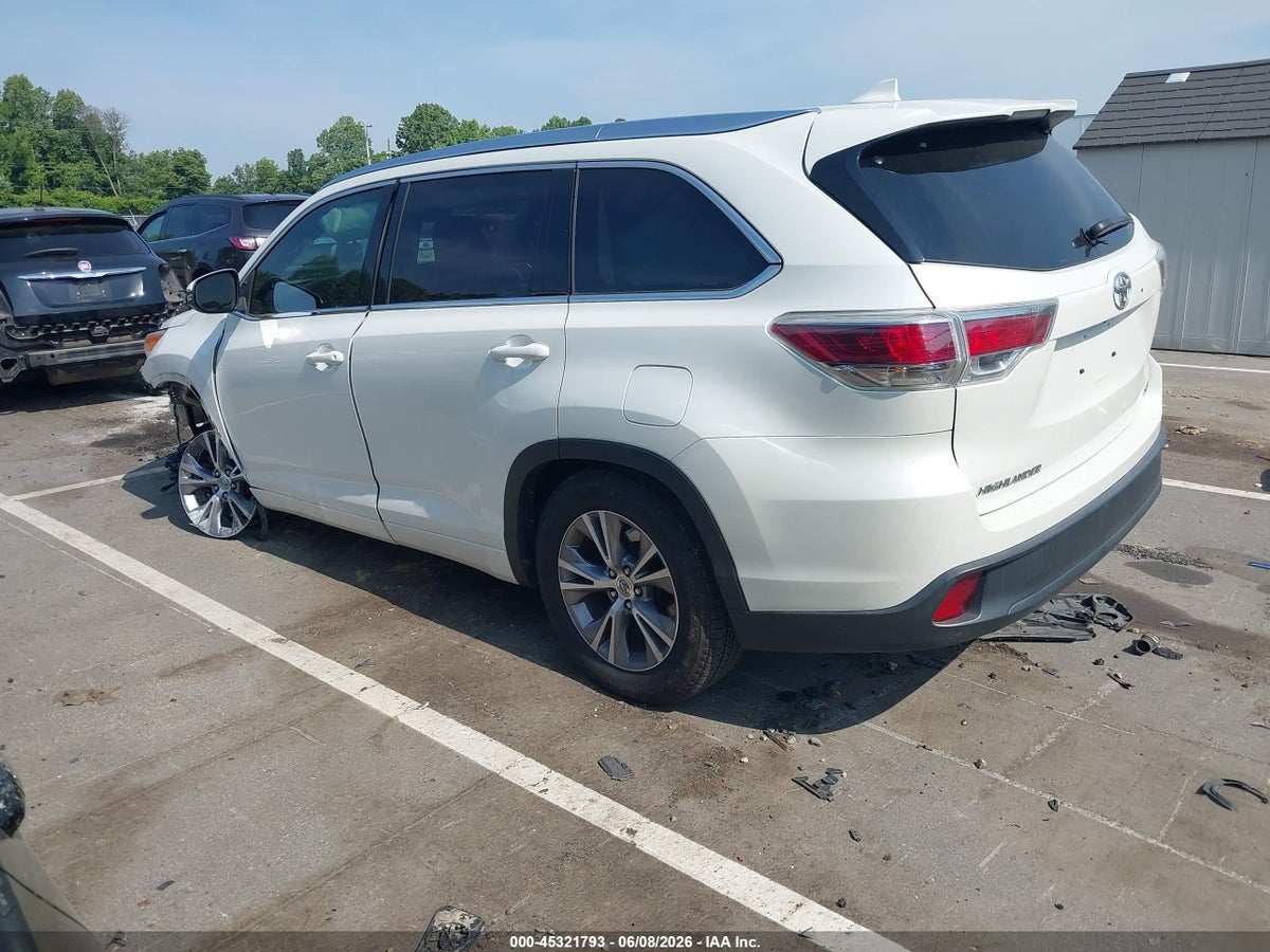 2014 TOYOTA HIGHLANDER XLE V6 — снимка 3
