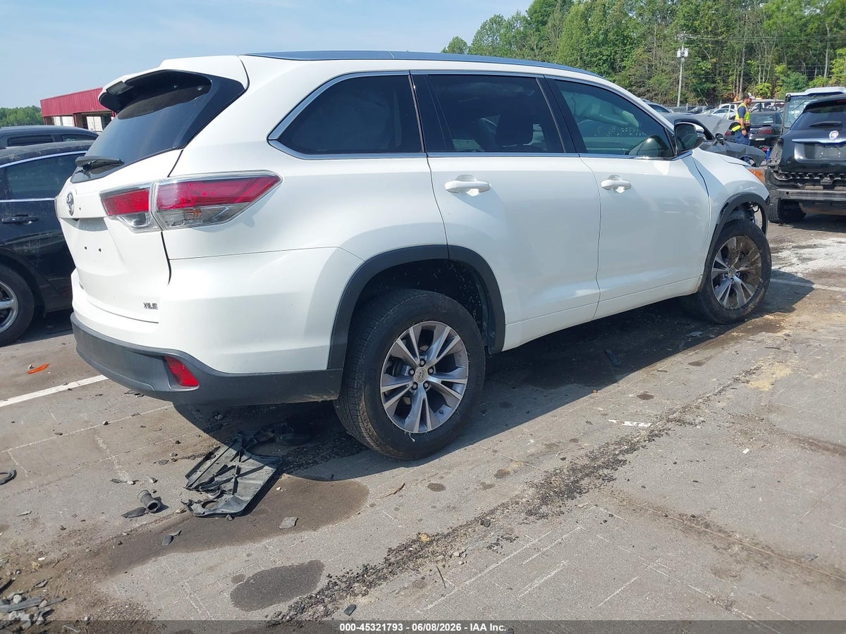 2014 TOYOTA HIGHLANDER XLE V6 — снимка 4