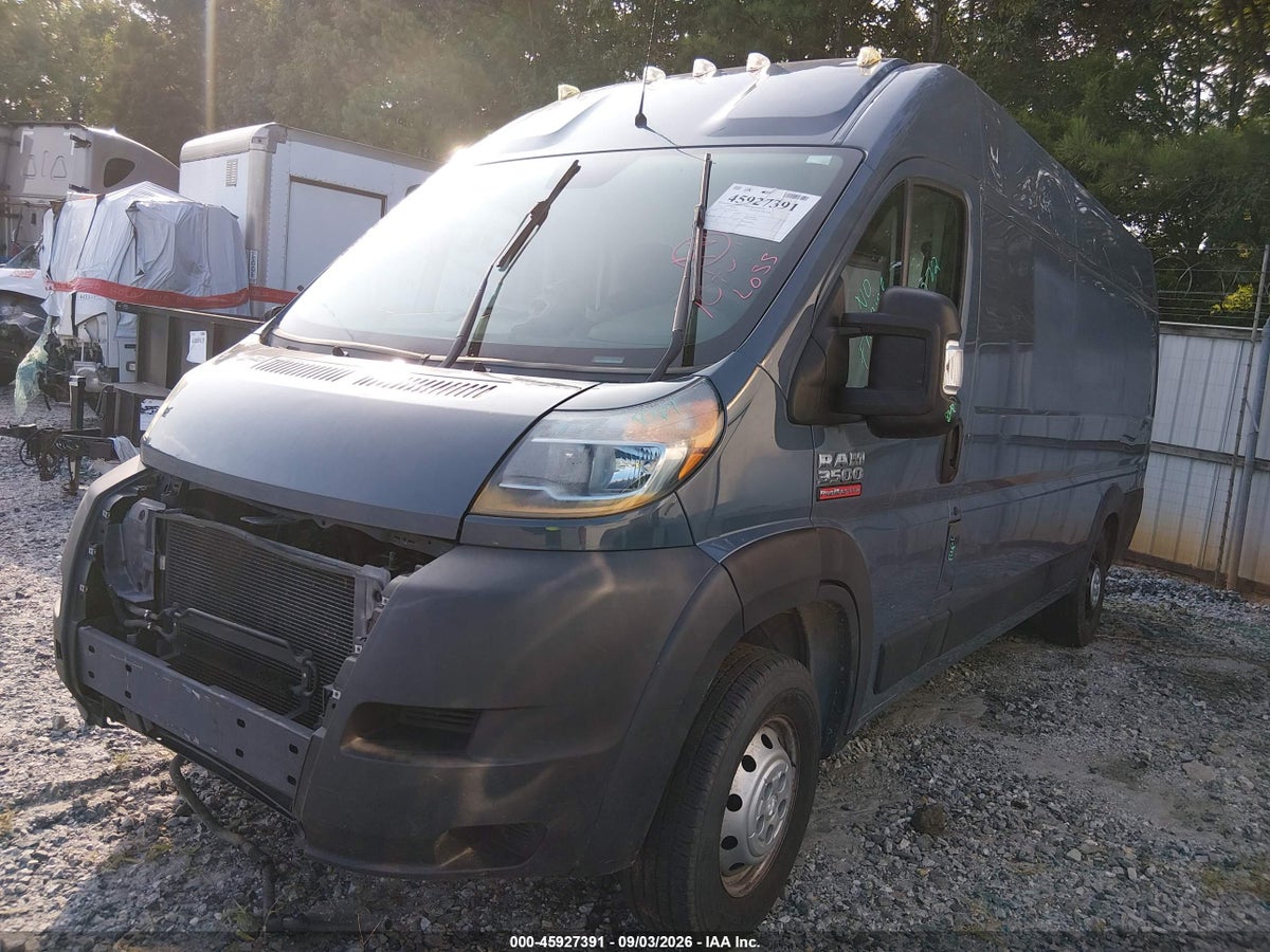 2021 RAM PROMASTER 3500 CARGO VAN HIGH ROOF 159 WB EXT — снимка 2