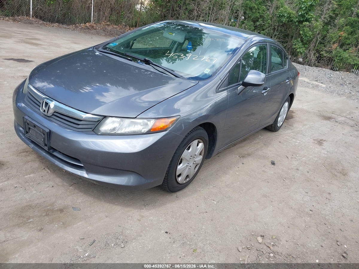 2012 HONDA CIVIC LX — снимка 2