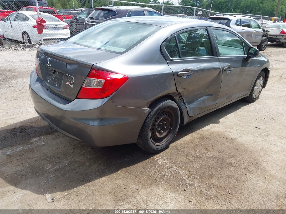 2012 HONDA CIVIC LX — снимка 4