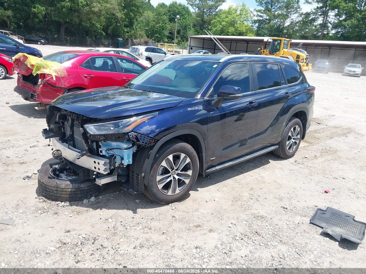 2025 TOYOTA HIGHLANDER HYBRID XLE — снимка 2