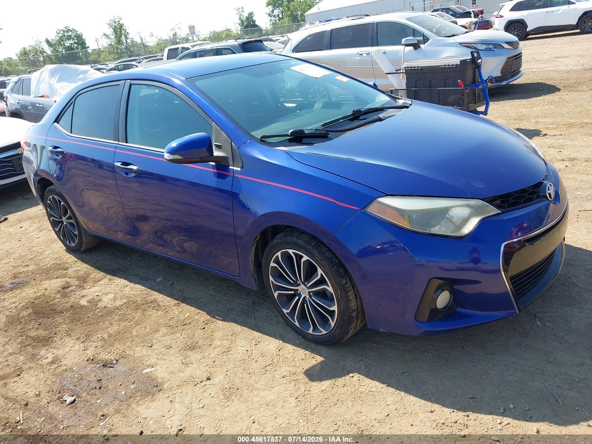 2015 TOYOTA COROLLA S PLUS