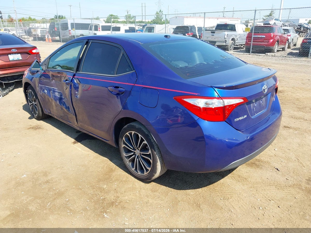 2015 TOYOTA COROLLA S PLUS — снимка 3