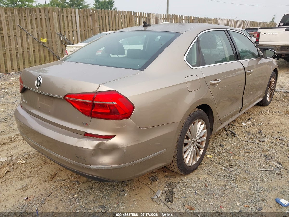 2016 VOLKSWAGEN PASSAT 1.8T SE — снимка 4