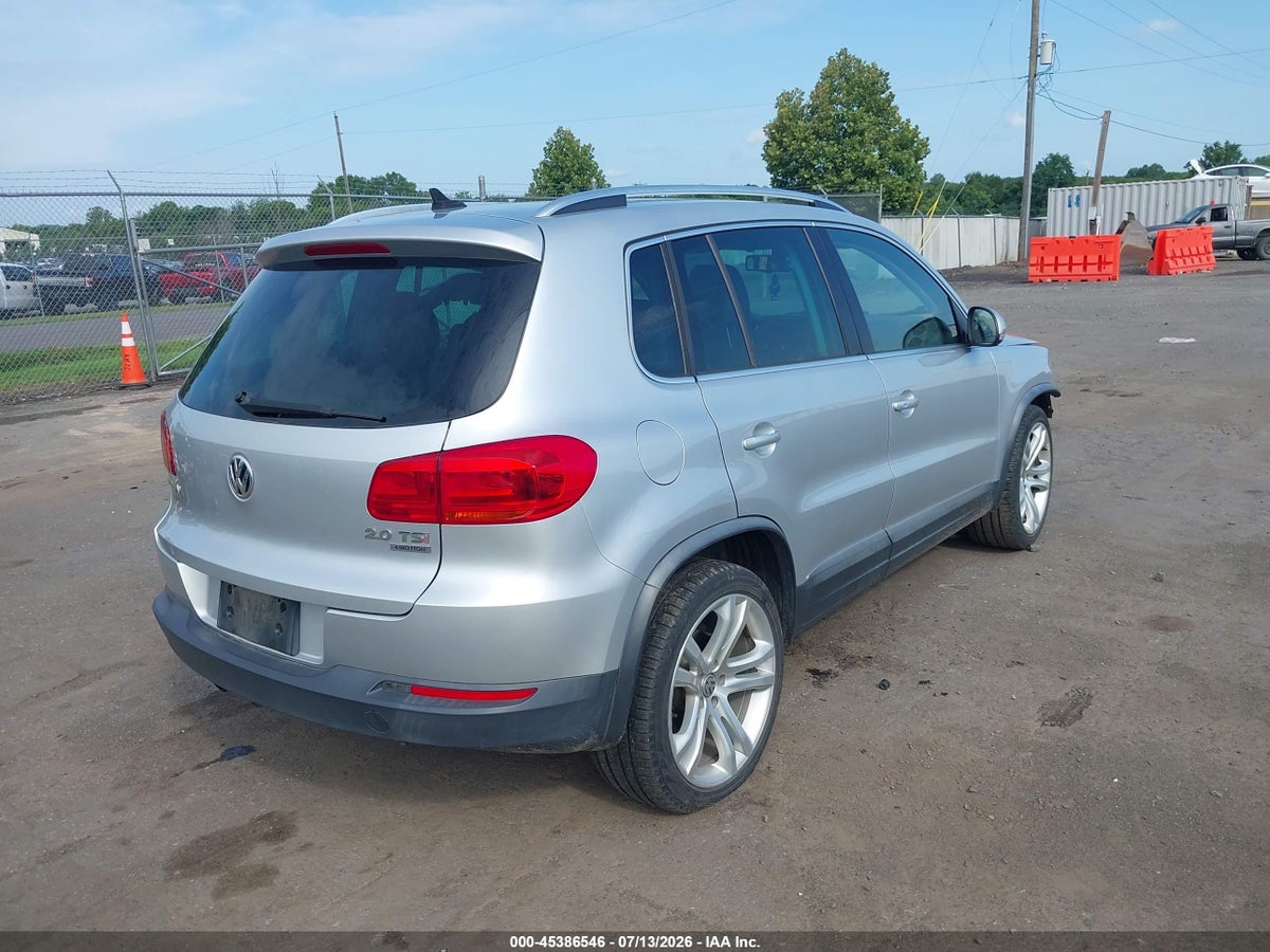 2013 VOLKSWAGEN TIGUAN SEL — снимка 4