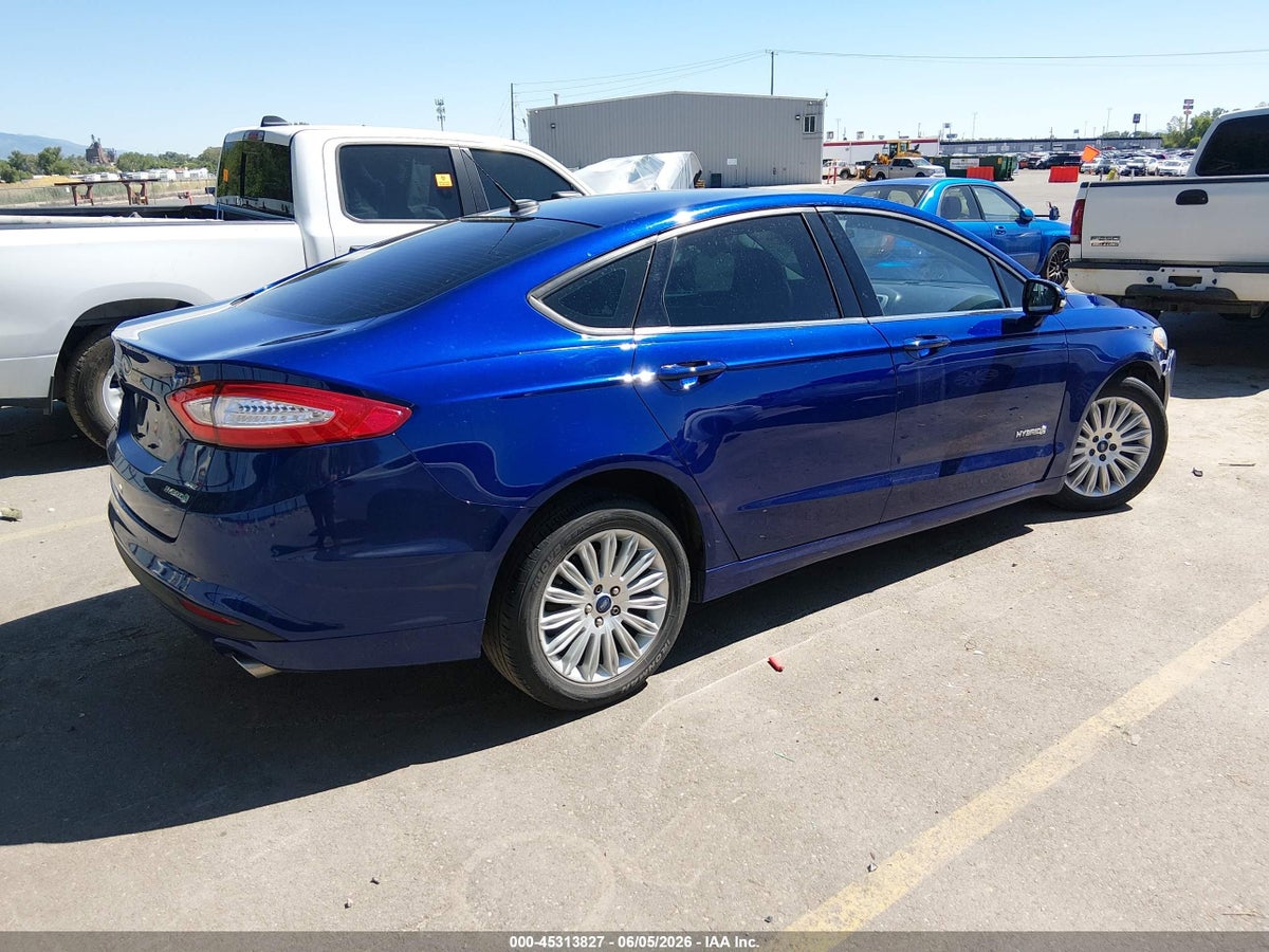 2013 FORD FUSION HYBRID SE — снимка 4