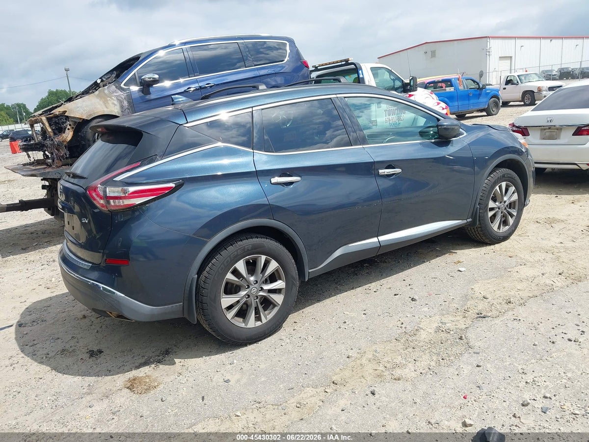 2017 NISSAN MURANO SV — снимка 4