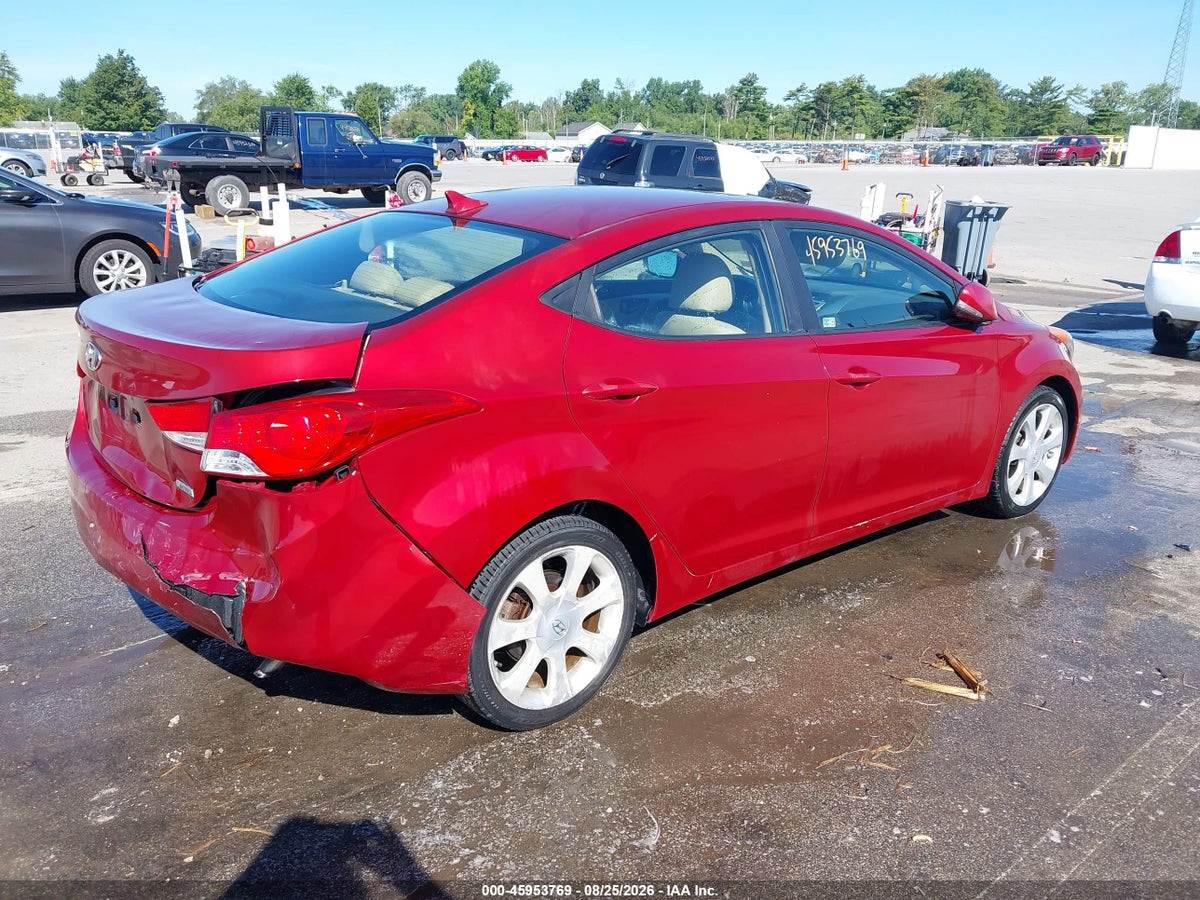 2012 HYUNDAI ELANTRA LIMITED (ULSAN PLANT) — снимка 4