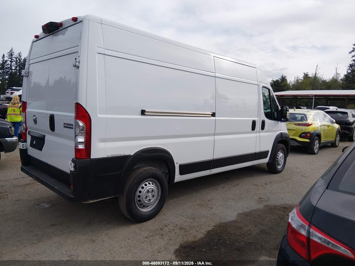 2025 RAM PROMASTER 2500 TRADESMAN HIGH ROOF 159 WB W/PASS SEAT — снимка 4