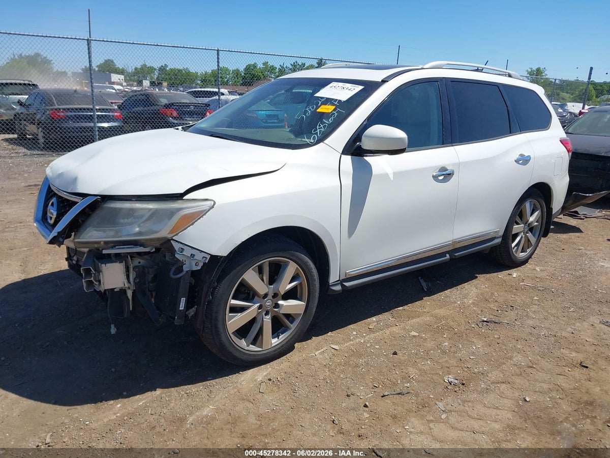 2014 NISSAN PATHFINDER PLATINUM — снимка 2