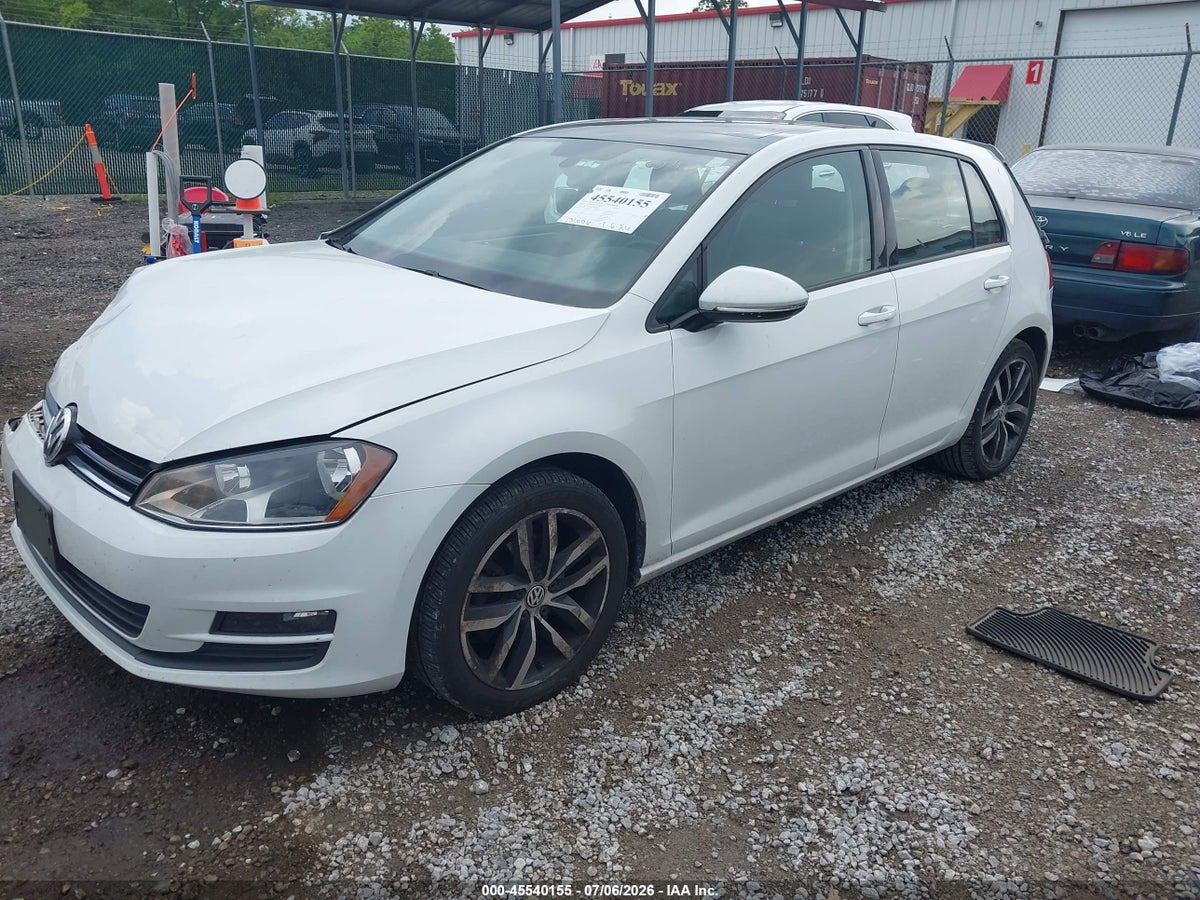 2016 VOLKSWAGEN GOLF TSI SE 4-DOOR — снимка 2