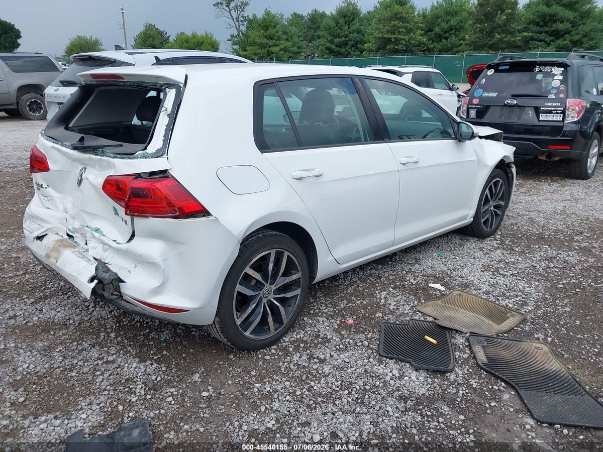 2016 VOLKSWAGEN GOLF TSI SE 4-DOOR — снимка 4