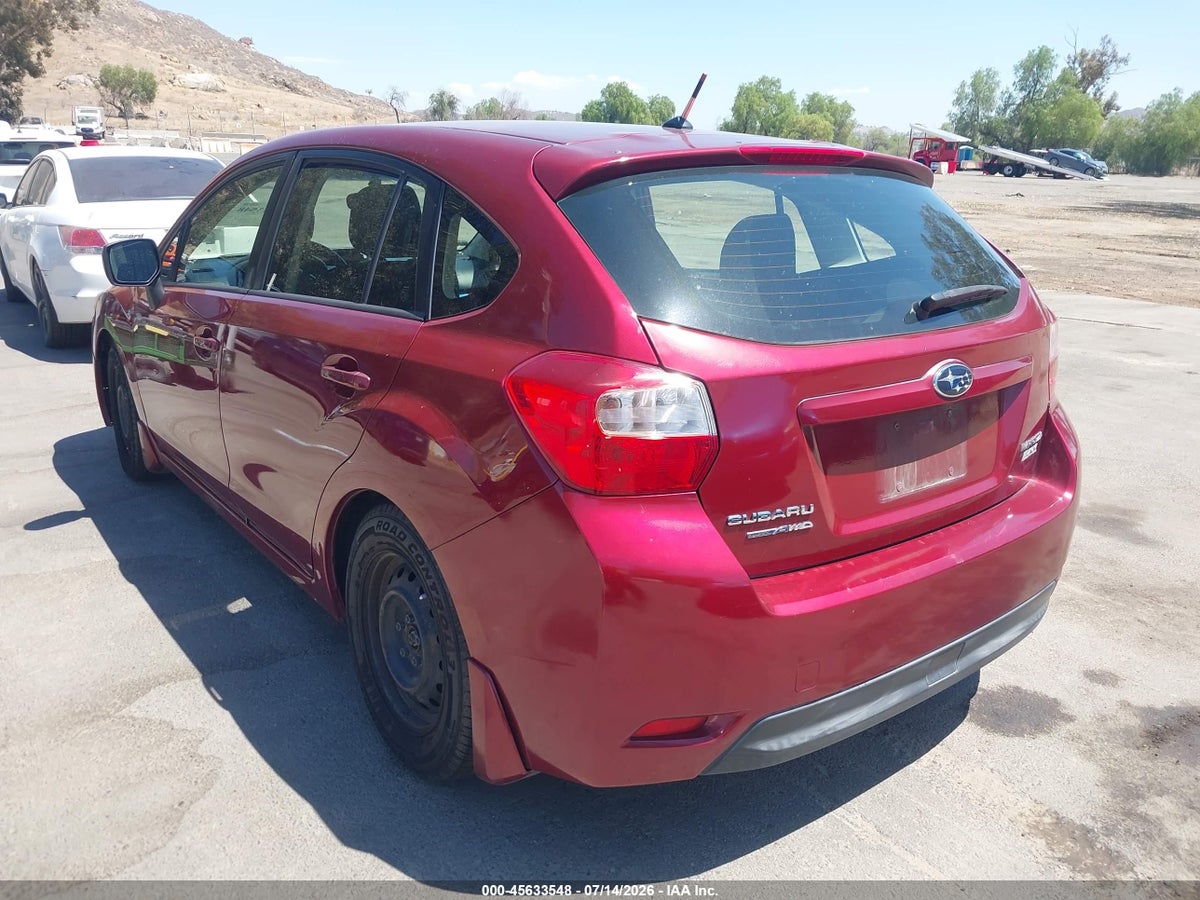 2014 SUBARU IMPREZA 2.0I — снимка 3