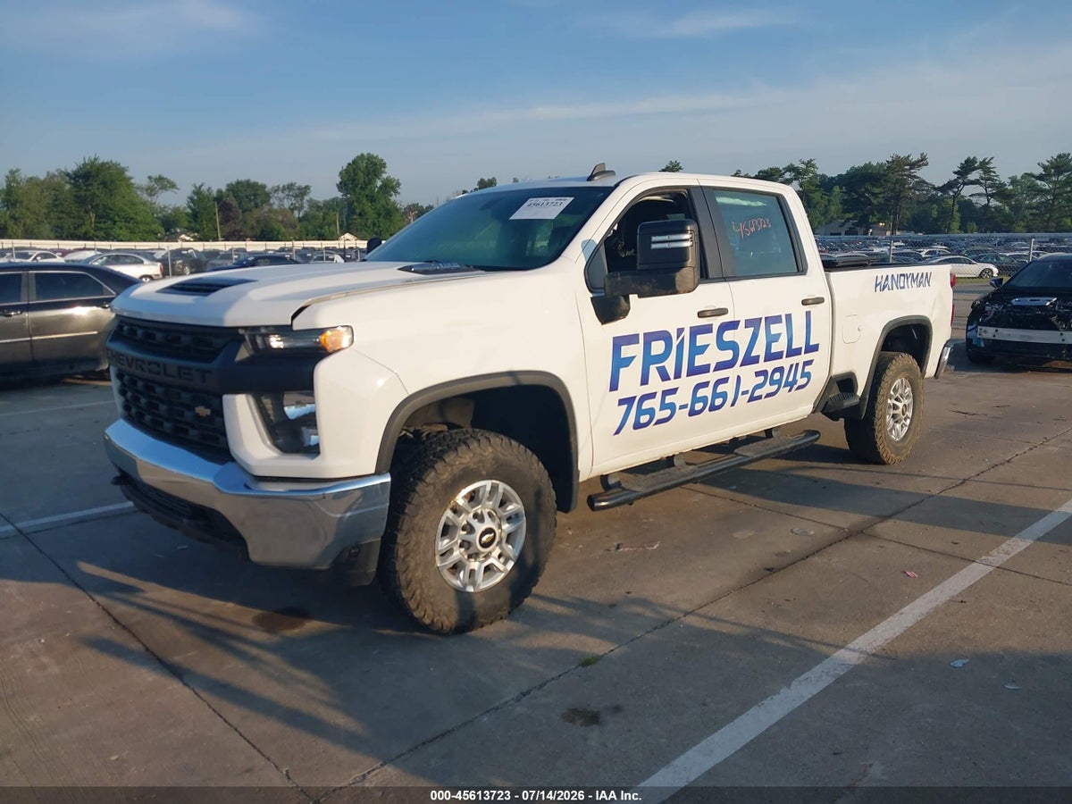 2022 CHEVROLET SILVERADO 2500HD 4WD STANDARD BED WT — снимка 2