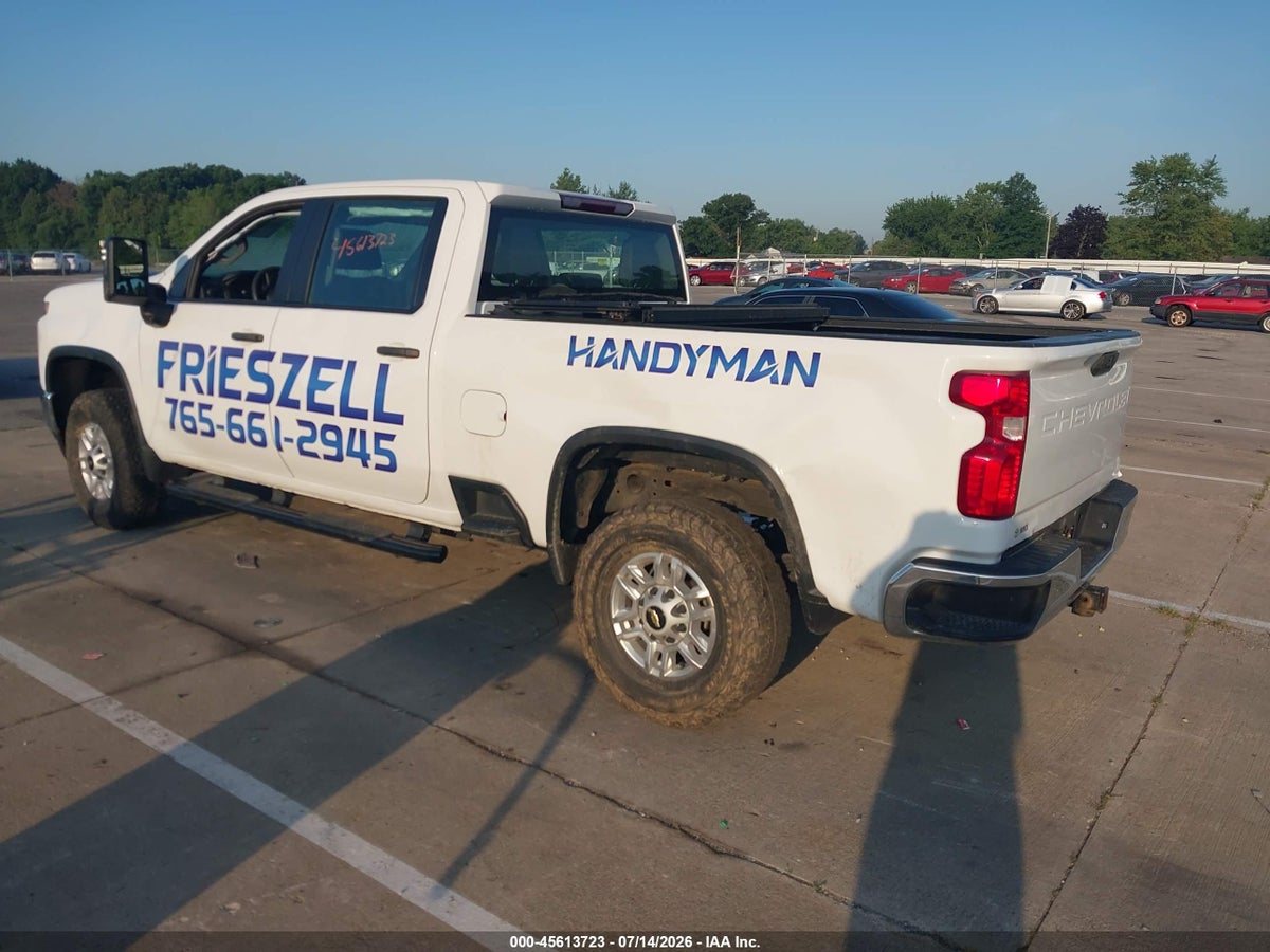 2022 CHEVROLET SILVERADO 2500HD 4WD STANDARD BED WT — снимка 3