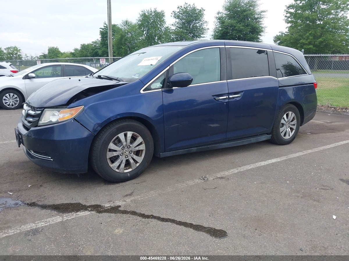 2015 HONDA ODYSSEY EX-L — снимка 2