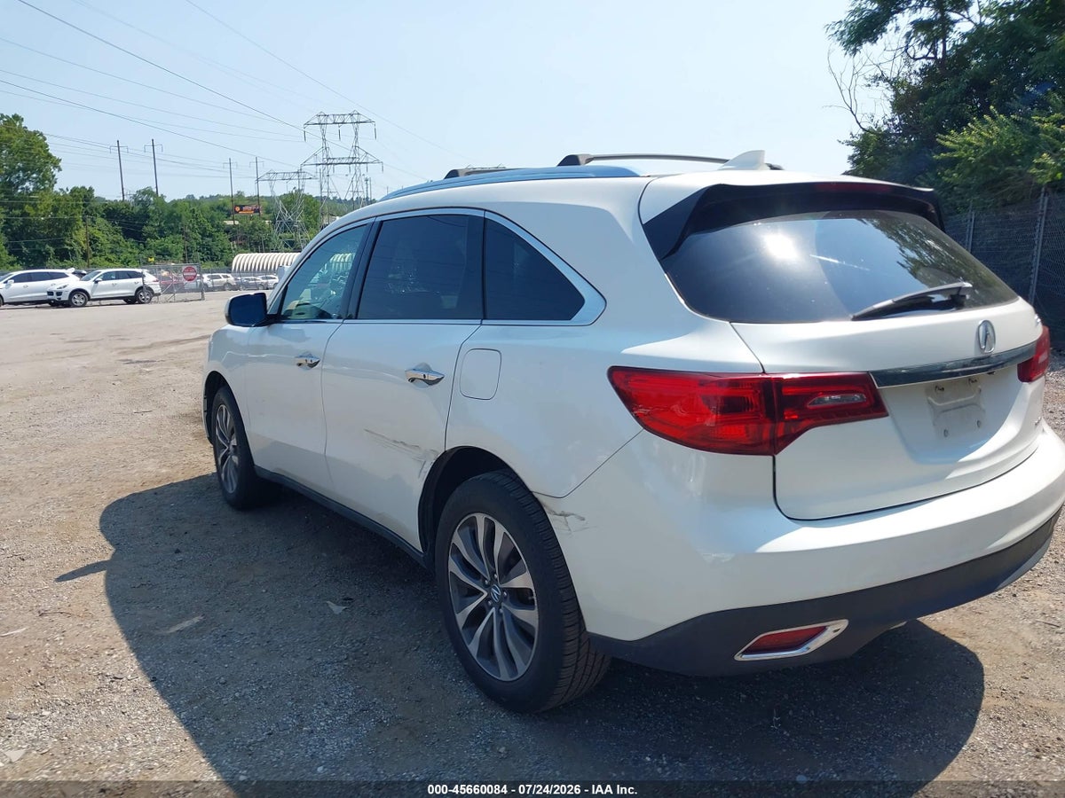 2016 ACURA MDX TECHNOLOGY ACURAWATCH PLUS PACKAGES/TECHNOLOGY PACKAGE — снимка 3
