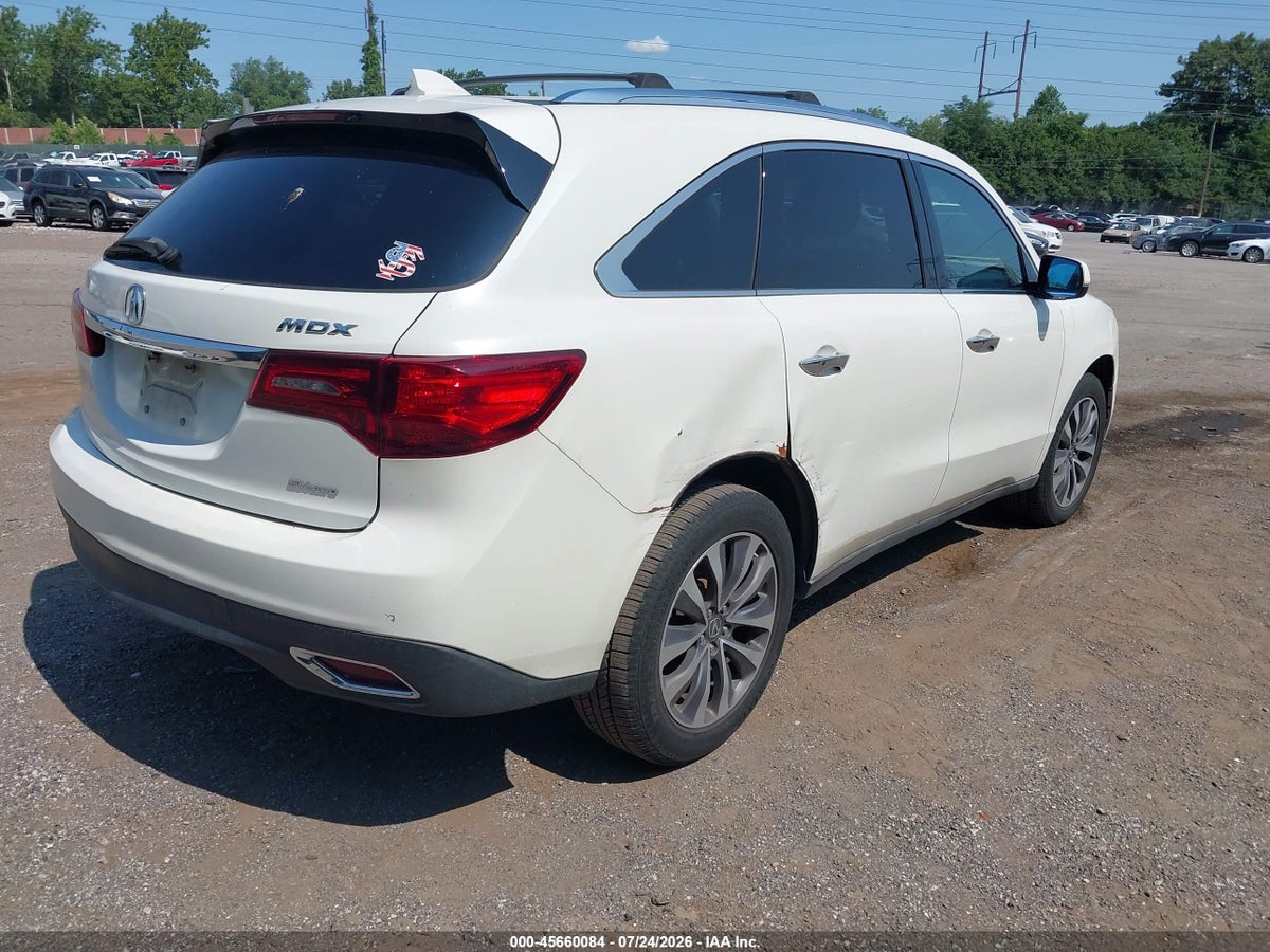 2016 ACURA MDX TECHNOLOGY ACURAWATCH PLUS PACKAGES/TECHNOLOGY PACKAGE — снимка 4