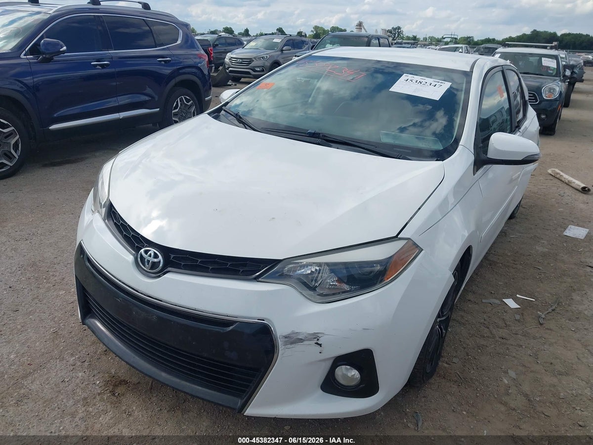 2014 TOYOTA COROLLA S PLUS — снимка 2