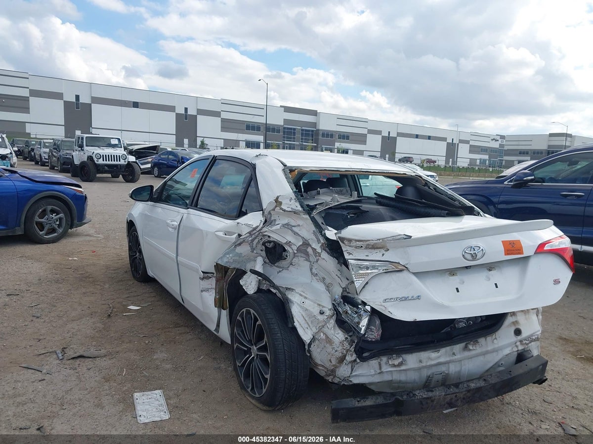 2014 TOYOTA COROLLA S PLUS — снимка 3