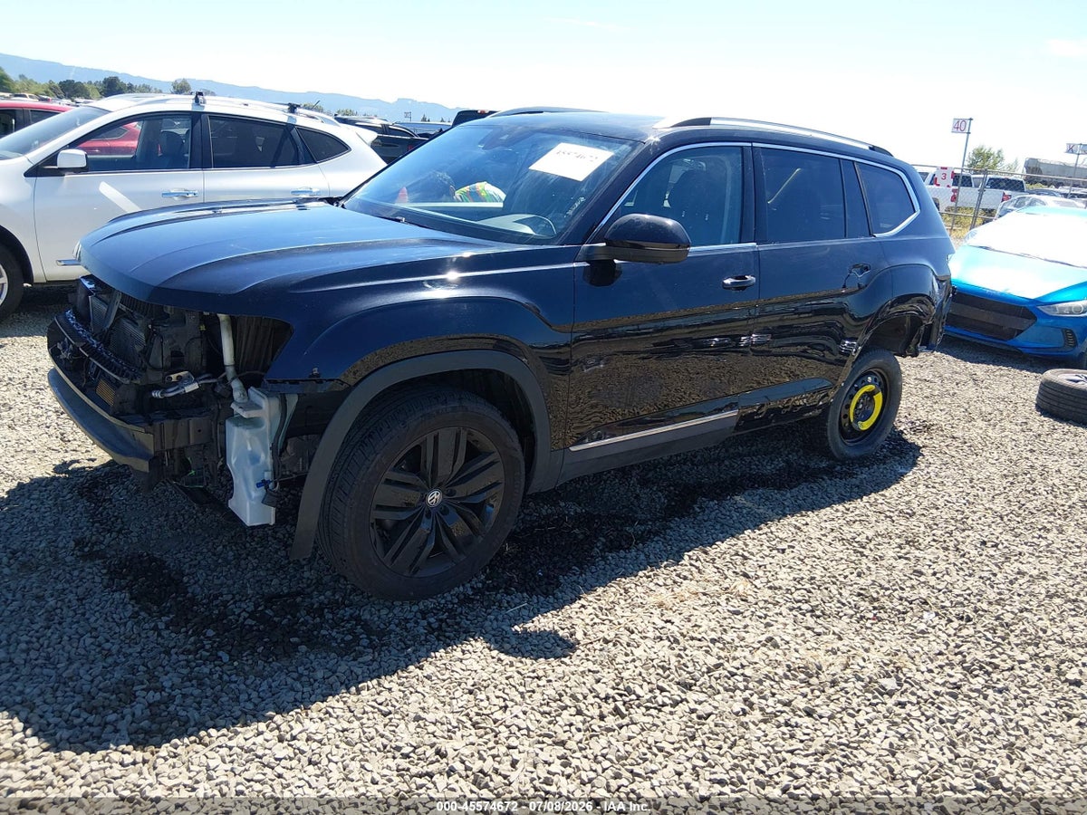 2019 VOLKSWAGEN ATLAS 3.6L V6 SEL PREMIUM — снимка 2