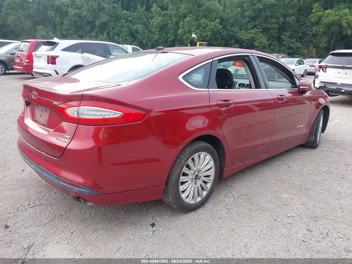 2013 FORD FUSION HYBRID SE — снимка 4