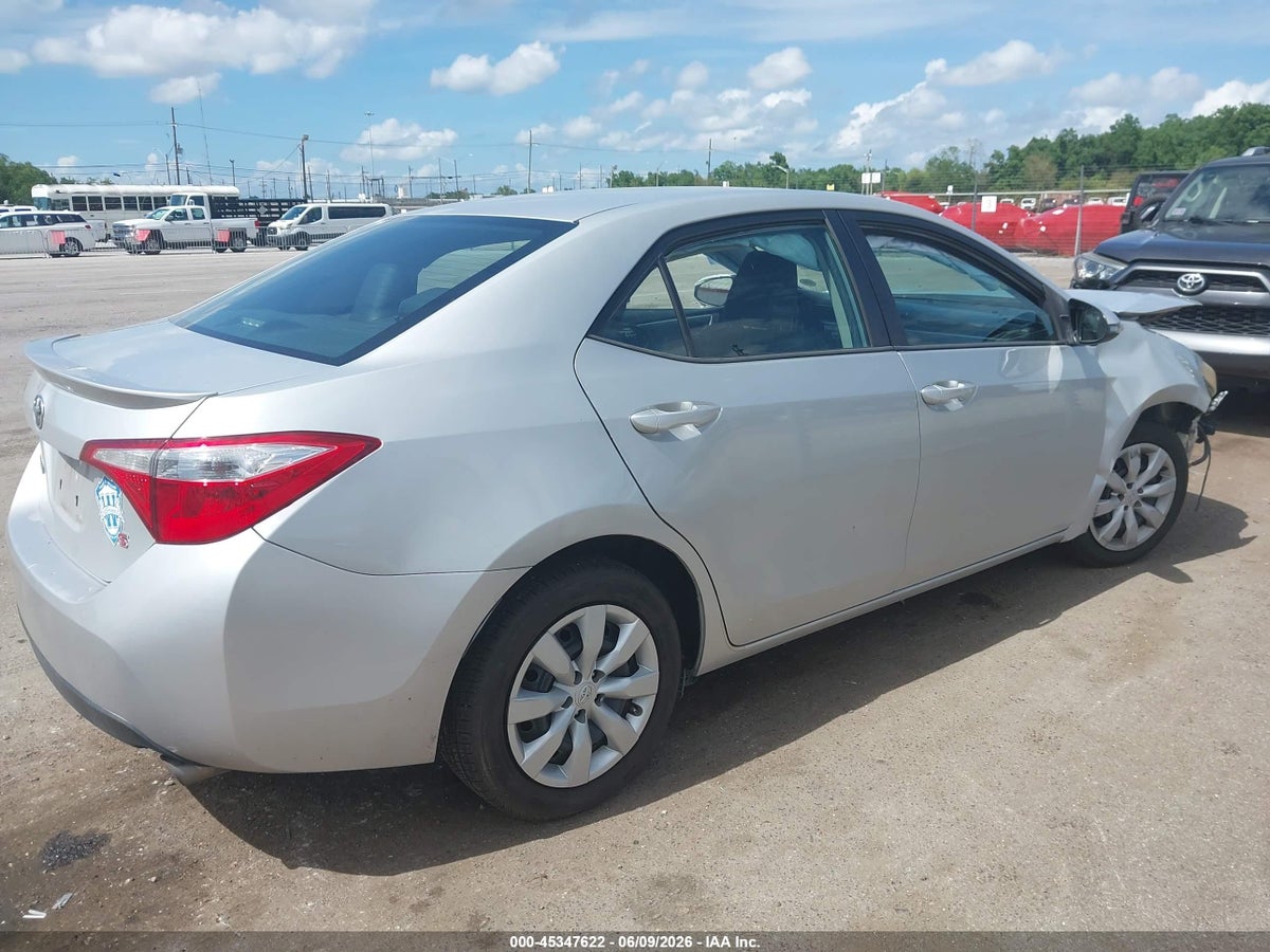 2015 TOYOTA COROLLA S — снимка 4