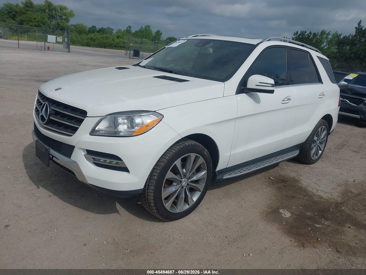 2014 MERCEDES-BENZ ML 350 4MATIC — снимка 2