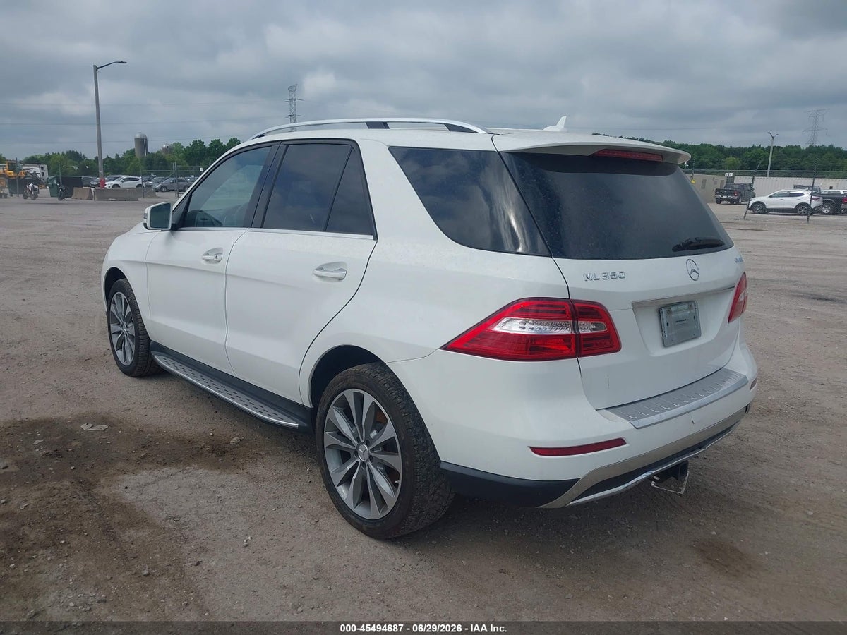 2014 MERCEDES-BENZ ML 350 4MATIC — снимка 3