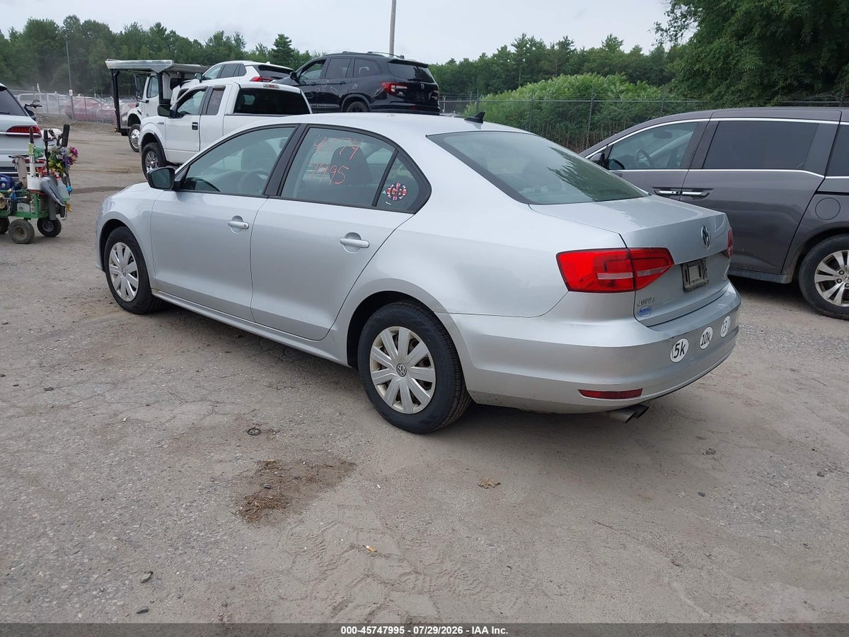2015 VOLKSWAGEN JETTA 2.0L S — снимка 3