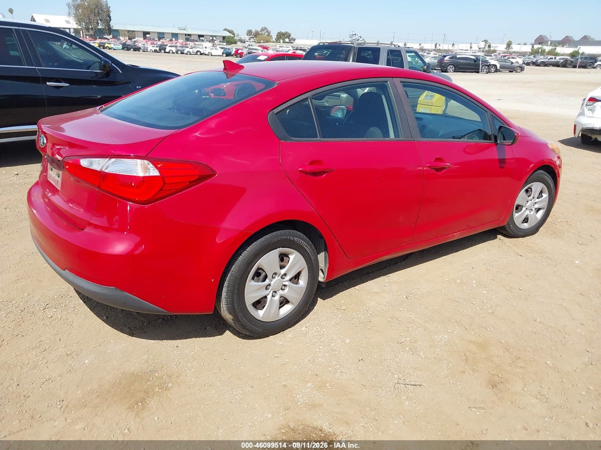 2016 KIA FORTE LX — снимка 4