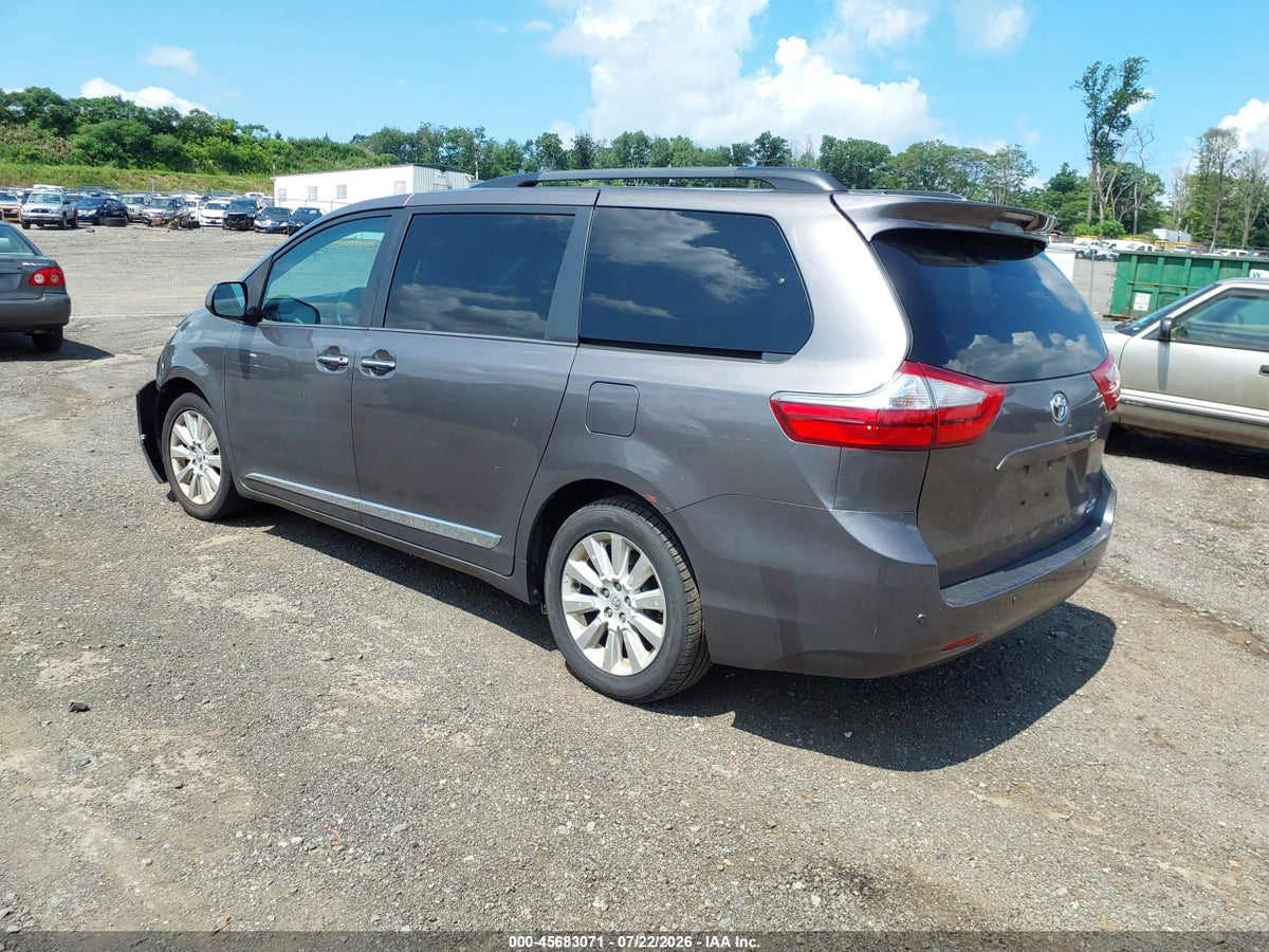 2015 TOYOTA SIENNA XLE PREMIUM 7 PASSENGER — снимка 3