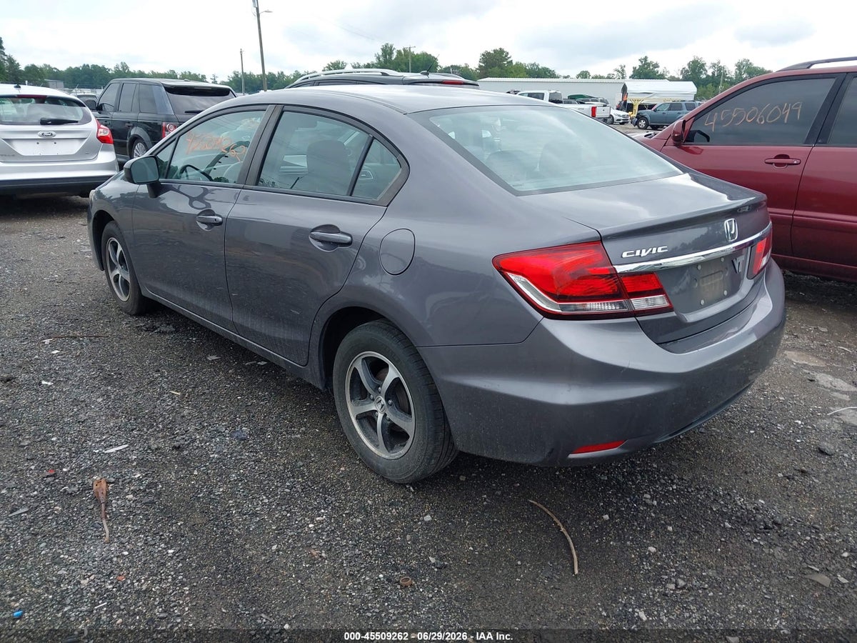 2015 HONDA CIVIC SE — снимка 3