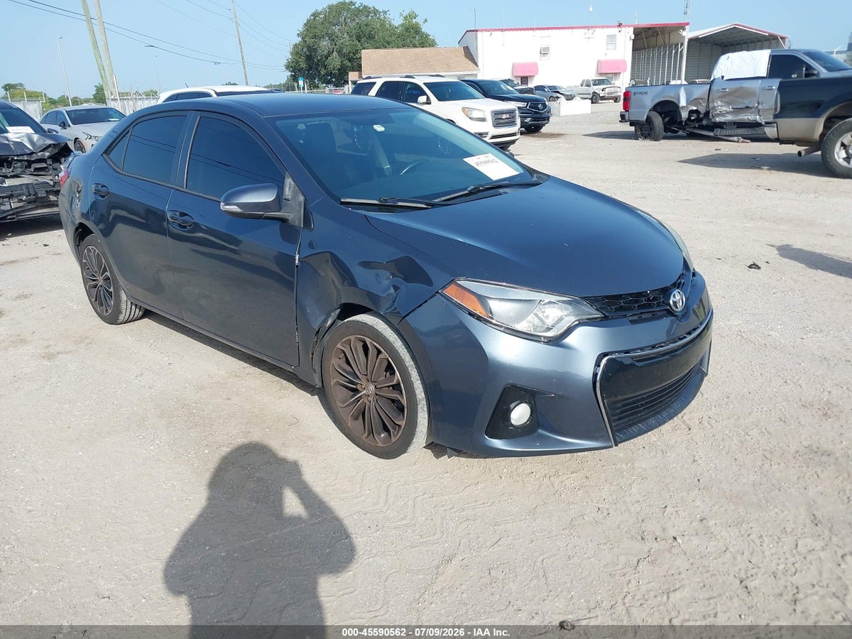 2015 TOYOTA COROLLA S PLUS
