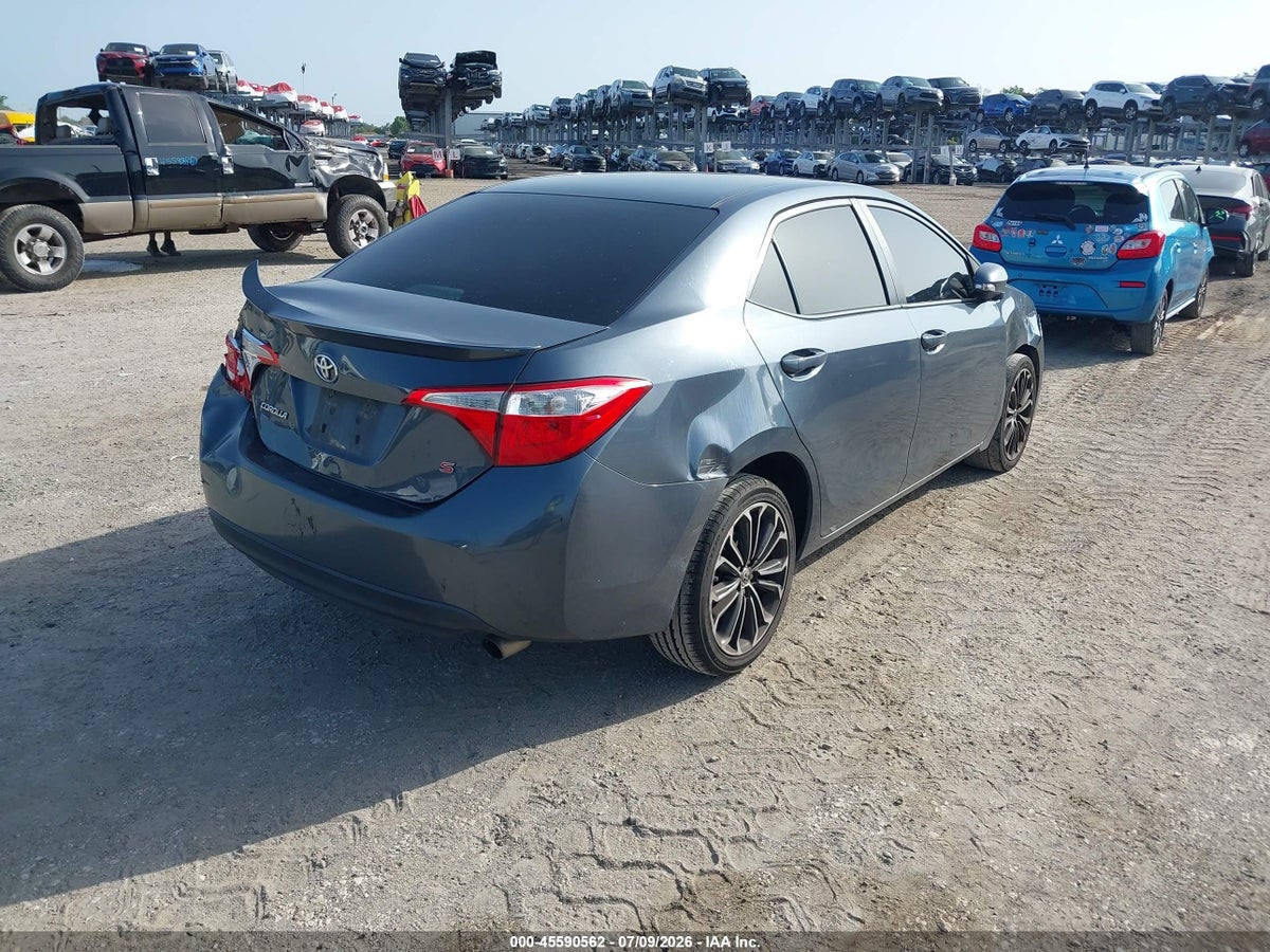 2015 TOYOTA COROLLA S PLUS — снимка 4
