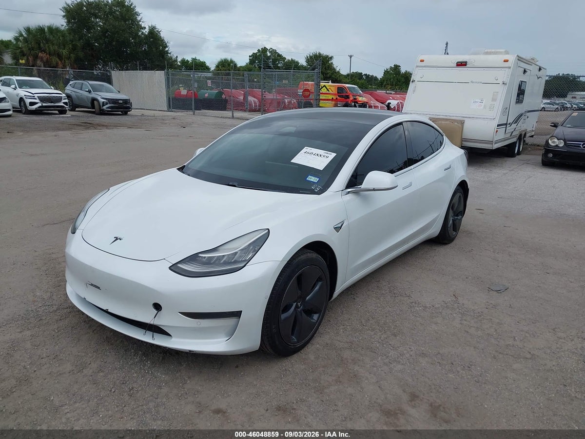 2020 TESLA MODEL 3 STANDARD RANGE PLUS REAR-WHEEL DRIVE/STANDARD RANGE REAR-WHEEL DRIVE — снимка 2