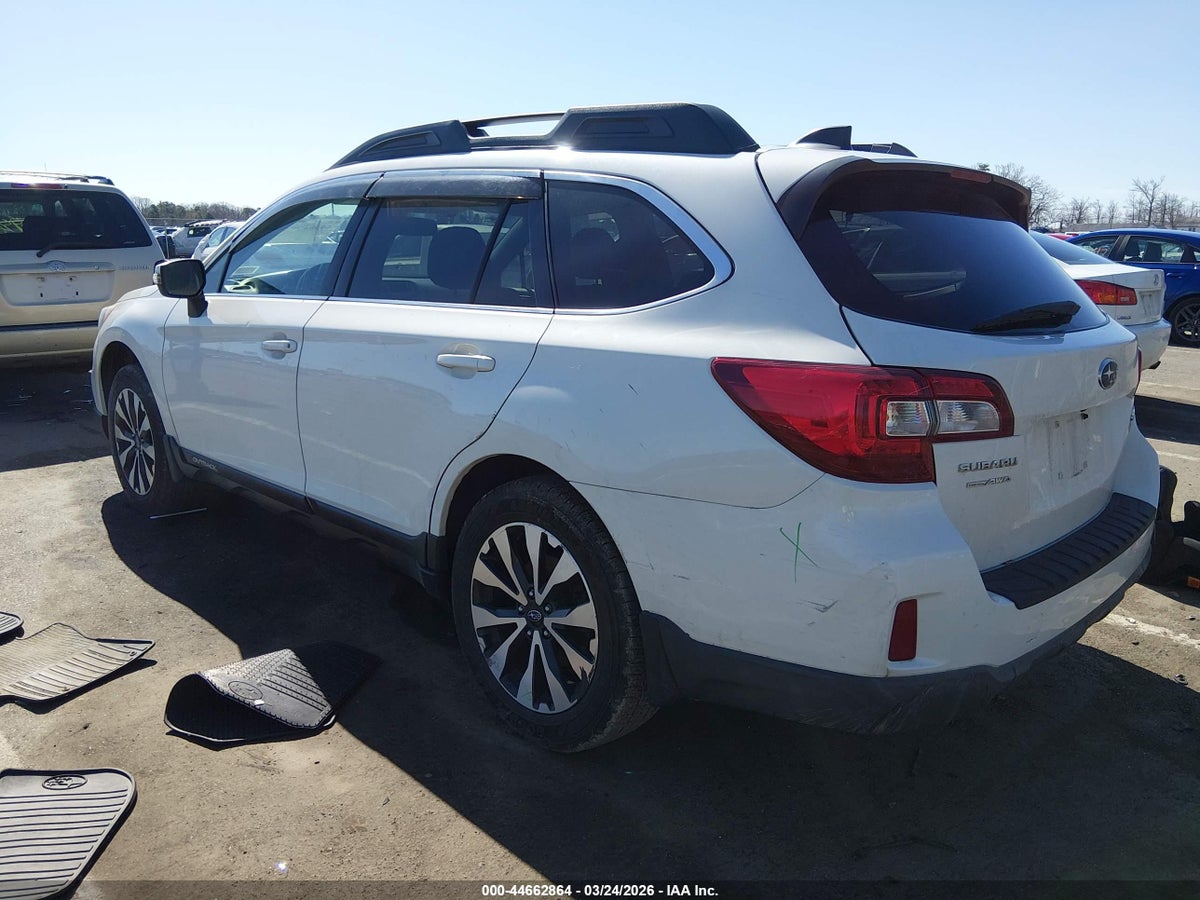 2016 SUBARU OUTBACK 2.5I LIMITED — снимка 3