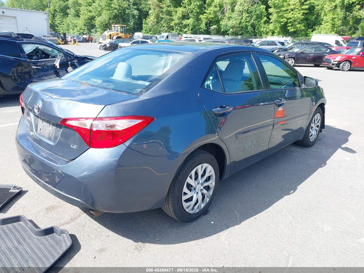 2019 TOYOTA COROLLA LE — снимка 4