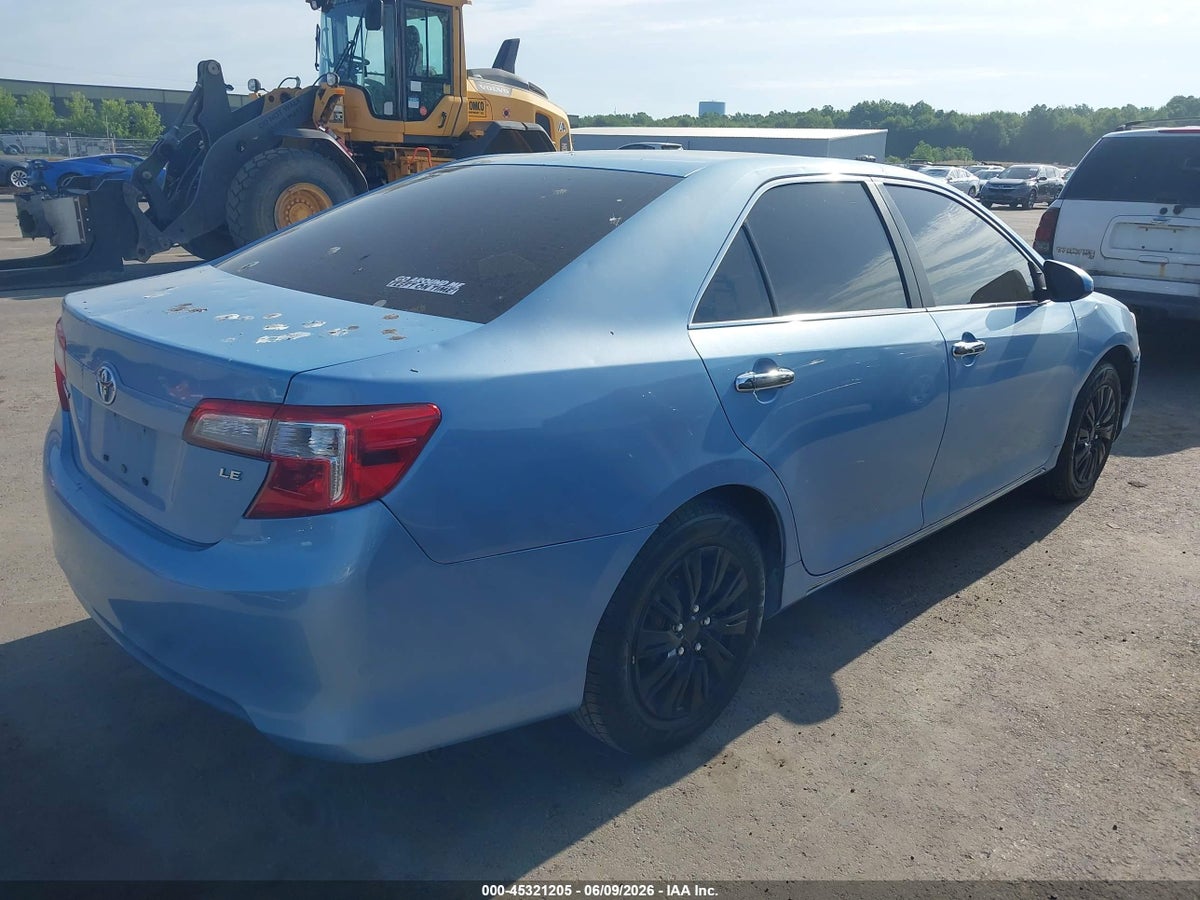 2012 TOYOTA CAMRY LE — снимка 4