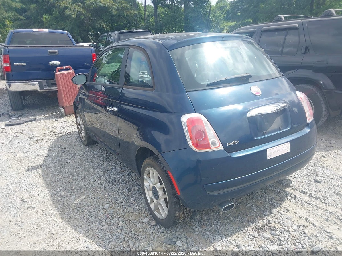 2013 FIAT 500 POP — снимка 3