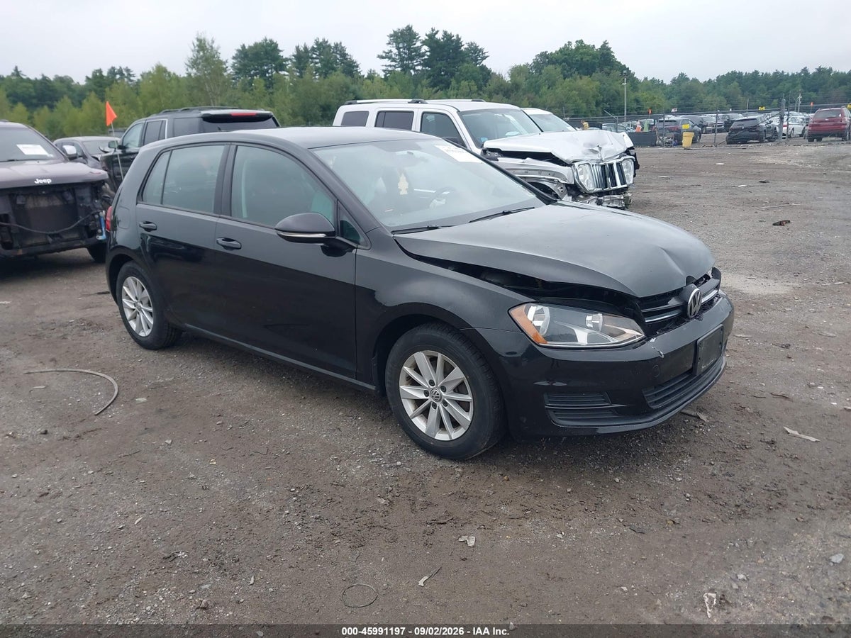 2015 VOLKSWAGEN GOLF TSI S 4-DOOR