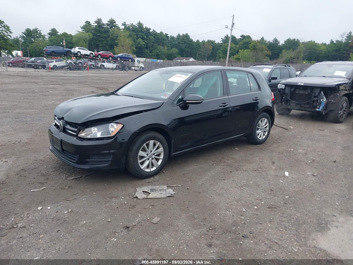 2015 VOLKSWAGEN GOLF TSI S 4-DOOR — снимка 2